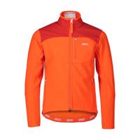POC Cyklistická zateplená bunda - RACE JR - oranžová 140 cm