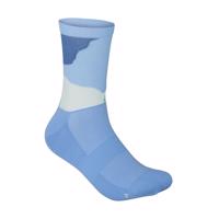 POC Cyklistické ponožky klasické - ESSENTIAL PRINT - světle modrá L