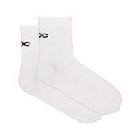 POC Cyklistické ponožky kotníkové - CADENCE ROAD SHORT SOCKS - bílá 37-39
