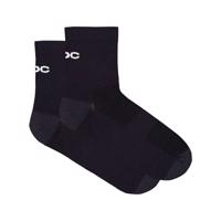 POC Cyklistické ponožky kotníkové - CADENCE ROAD SHORT SOCKS - černá 43-45