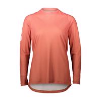 POC Cyklistický dres s dlouhým rukávem letní - ESSENTIAL MTB LITE - červená XS