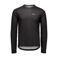 POC Cyklistický dres s dlouhým rukávem letní - MOTION AIR L/S - černá XL