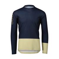 POC Cyklistický dres s dlouhým rukávem letní - MTB PURE - zelená/modrá L