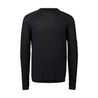 POC Cyklistický dres s dlouhým rukávem zimní - LIGHT MERINO - černá 2XL