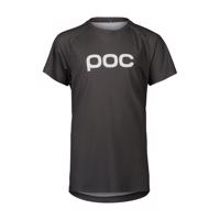 POC Cyklistický dres s krátkým rukávem - ESSENTIAL MTB - šedá 130 cm