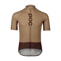 POC Cyklistický dres s krátkým rukávem - ESSENTIAL ROAD - hnědá XL