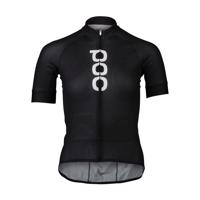POC Cyklistický dres s krátkým rukávem - ESSENTIAL ROAD LADY - černá/červená M