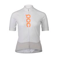 POC Cyklistický dres s krátkým rukávem - ESSENTIAL ROAD LADY - šedá/bílá XL