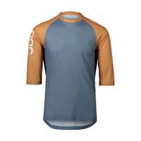 POC Cyklistický dres s krátkým rukávem - MTB PURE 3/4 - modrá/oranžová L
