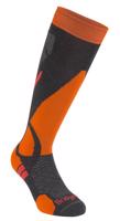 Ponožky Bridgedale Ski Lightweight graphite/orange/135