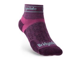 Ponožky Bridgedale Trail Run UL T2 MS Low women´s damson/195