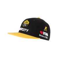 RAPIDGEAR Cyklistická čepice - VISMA PODIUM FLAT CAP 2025 - černá/žlutá