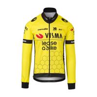 RAPIDGEAR Cyklistická větruodolná bunda - REPLIKA VISMA WIND 2025 - žlutá L