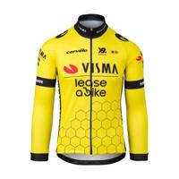 RAPIDGEAR Cyklistický dres s dlouhým rukávem letní - REPLICA VISMA 2025 - žlutá L