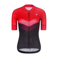 RIVANELLE BY HOLOKOLO Cyklistický dres s krátkým rukávem - ARROW II - červená/černá L