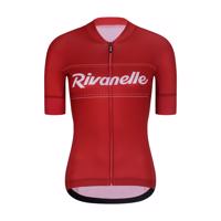 RIVANELLE BY HOLOKOLO Cyklistický dres s krátkým rukávem - GEAR UP - červená XL