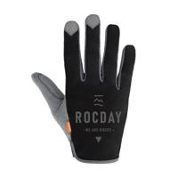 ROCDAY Cyklistické rukavice dlouhoprsté - ELEMENTS - šedá/černá S