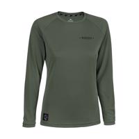 ROCDAY Cyklistický dres s dlouhým rukávem letní - PATROL LADY - zelená XS