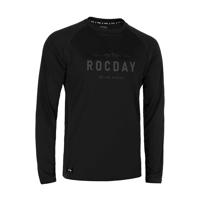 ROCDAY Cyklistický dres s dlouhým rukávem letní - PATROL - šedá/černá 2XL