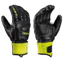 Rukavice LEKI Worldcup Race Downhill S 649806301 black/ice/lemon