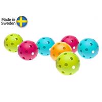 Sada florbalových míčků Salming Aero Ball 10-pack Colour mix