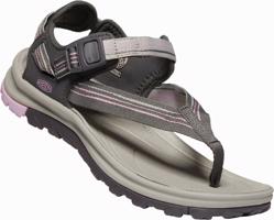 Sandály Keen TERRADORA II Toe Post Women dark grey/dawn pink