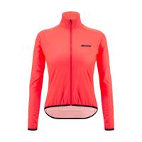 SANTINI Cyklistická větruodolná bunda - NEBULA - růžová S