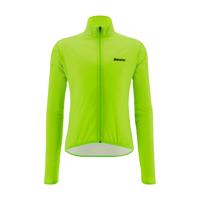 SANTINI Cyklistická větruodolná bunda - NEBULA  - světle zelená L