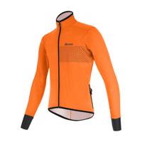 SANTINI Cyklistická voděodolná pláštěnka - GUARD NIMBUS - oranžová