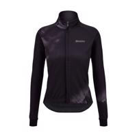SANTINI Cyklistická zateplená bunda - PURE DYE - černá 2XL