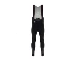 SANTINI Cyklistické kalhoty dlouhé s laclem - ADAPT WOOL - černá 4XL