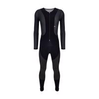 SANTINI Cyklistické kalhoty dlouhé s laclem - VEGA DRY - černá