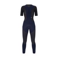 SANTINI Cyklistické kalhoty dlouhé s laclem - VEGA DRY - modrá 2XS