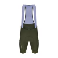SANTINI Cyklistické kalhoty krátké s laclem - CARGO - zelená 2XL