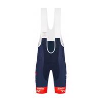 SANTINI Cyklistické kalhoty krátké s laclem - ORIGINAL kalhoty - modrá/bílá/červená M