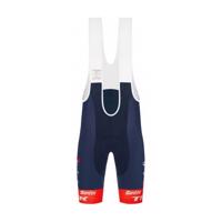 SANTINI Cyklistické kalhoty krátké s laclem - ORIGINAL kalhoty - modrá/bílá/červená M