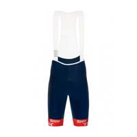 SANTINI Cyklistické kalhoty krátké s laclem - ORIGINAL kalhoty - modrá/červená 2XL