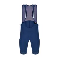 SANTINI Cyklistické kalhoty krátké s laclem - RTR - modrá 2XL