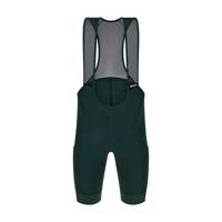 SANTINI Cyklistické kalhoty krátké s laclem - RTR - zelená XL