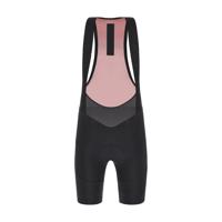 SANTINI Cyklistické kalhoty krátké s laclem - SLEEK RAGGIO - černá