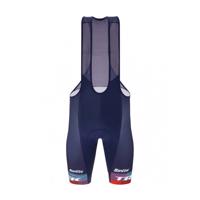 SANTINI Cyklistické kalhoty krátké s laclem - TREK FACTORY RACING 2023 - modrá 4XL