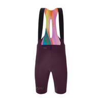 SANTINI Cyklistické kalhoty krátké s laclem - UNICO EDGE - bordó 2XL