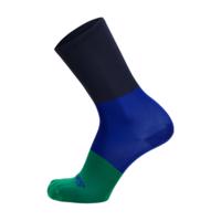 SANTINI Cyklistické ponožky klasické - BENGAL  - černá/modrá/zelená XL