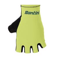 SANTINI Cyklistické rukavice dlouhoprsté - ISTINTO - zelená L