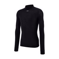SANTINI Cyklistické triko s dlouhým rukávem - LANA - černá XL-2XL