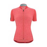SANTINI Cyklistický dres s krátkým rukávem - COLORE PURO LADY - růžová L