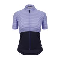 SANTINI Cyklistický dres s krátkým rukávem - COLORE RIGA - fialová/modrá M