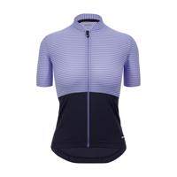 SANTINI Cyklistický dres s krátkým rukávem - COLORE RIGA - fialová/modrá S