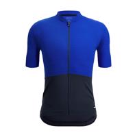 SANTINI Cyklistický dres s krátkým rukávem - COLORE RIGA - modrá L