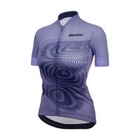 SANTINI Cyklistický dres s krátkým rukávem - DELTA VORTEX - fialová XS